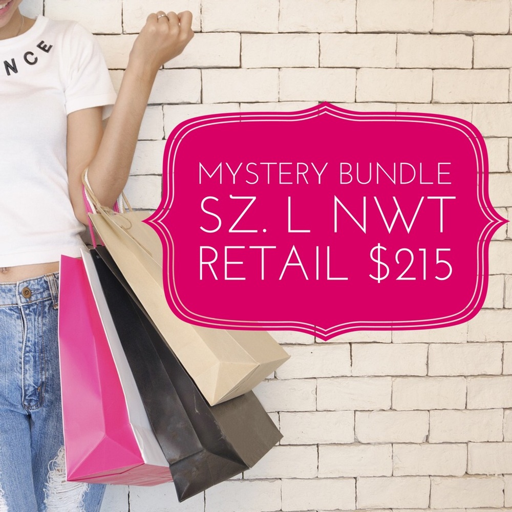 HIGH END NWT Sz L WOMENS MYSTERY BUNDLE